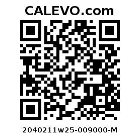 Calevo.com Preisschild 2040211w25-009000-M