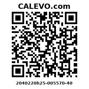 Calevo.com Preisschild 2040220h25-005570-40
