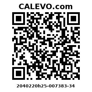 Calevo.com Preisschild 2040220h25-007383-34