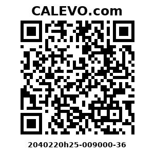 Calevo.com Preisschild 2040220h25-009000-36