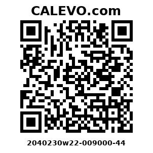 Calevo.com Preisschild 2040230w22-009000-44