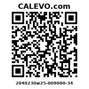 Calevo.com Preisschild 2040230w25-009000-34