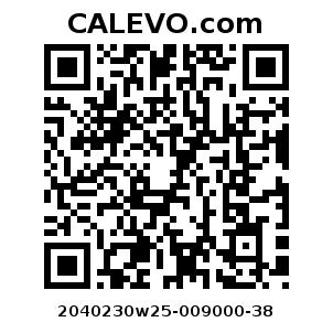 Calevo.com Preisschild 2040230w25-009000-38