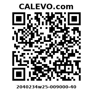 Calevo.com Preisschild 2040234w25-009000-40