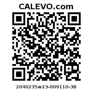 Calevo.com Preisschild 2040235w23-009110-38