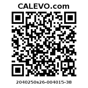 Calevo.com Preisschild 2040250s26-004015-38