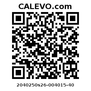Calevo.com Preisschild 2040250s26-004015-40