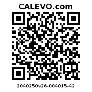Calevo.com Preisschild 2040250s26-004015-42