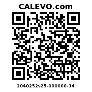 Calevo.com Preisschild 2040252s25-000000-34