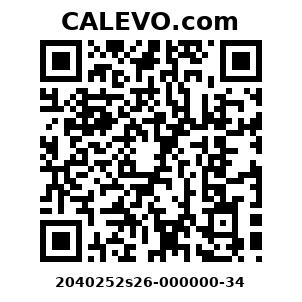 Calevo.com Preisschild 2040252s26-000000-34