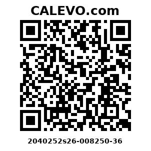 Calevo.com Preisschild 2040252s26-008250-36