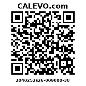 Calevo.com Preisschild 2040252s26-009000-38