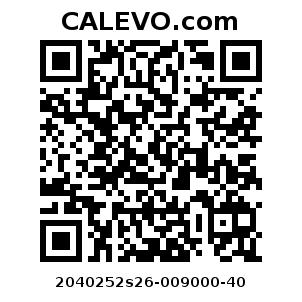 Calevo.com Preisschild 2040252s26-009000-40