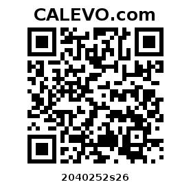 Calevo.com Preisschild 2040252s26