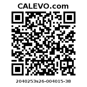 Calevo.com Preisschild 2040253s26-004015-38