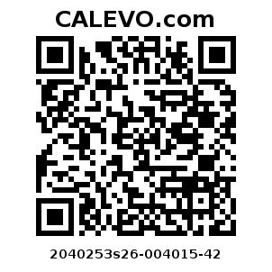 Calevo.com Preisschild 2040253s26-004015-42