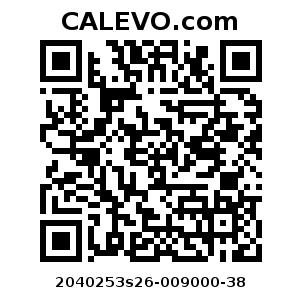 Calevo.com Preisschild 2040253s26-009000-38