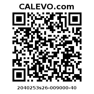 Calevo.com Preisschild 2040253s26-009000-40