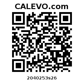 Calevo.com Preisschild 2040253s26