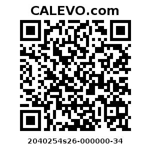 Calevo.com Preisschild 2040254s26-000000-34