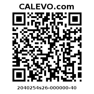 Calevo.com Preisschild 2040254s26-000000-40