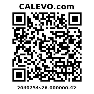 Calevo.com Preisschild 2040254s26-000000-42