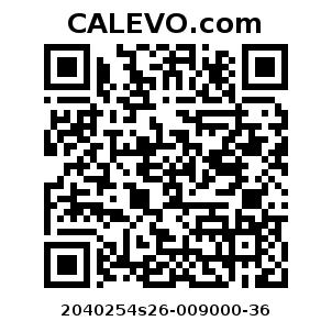 Calevo.com Preisschild 2040254s26-009000-36