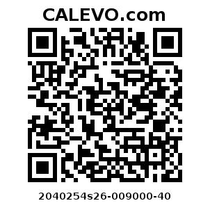 Calevo.com Preisschild 2040254s26-009000-40