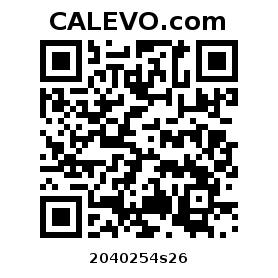 Calevo.com Preisschild 2040254s26