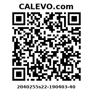 Calevo.com Preisschild 2040255s22-190403-40