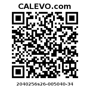 Calevo.com Preisschild 2040256s26-005040-34