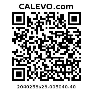 Calevo.com Preisschild 2040256s26-005040-40