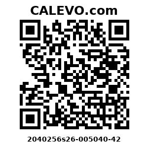Calevo.com Preisschild 2040256s26-005040-42