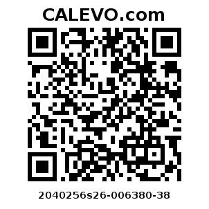 Calevo.com Preisschild 2040256s26-006380-38