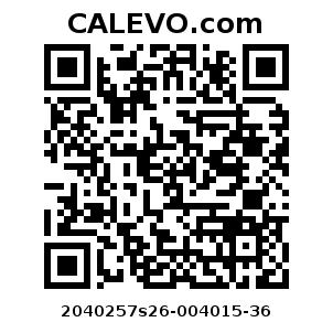Calevo.com Preisschild 2040257s26-004015-36