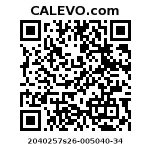 Calevo.com Preisschild 2040257s26-005040-34
