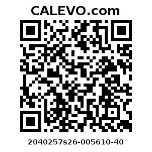 Calevo.com Preisschild 2040257s26-005610-40