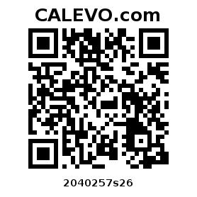 Calevo.com Preisschild 2040257s26