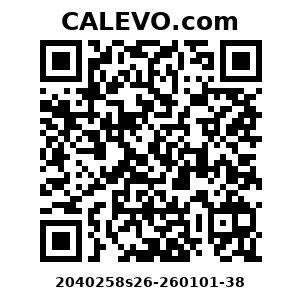 Calevo.com Preisschild 2040258s26-260101-38