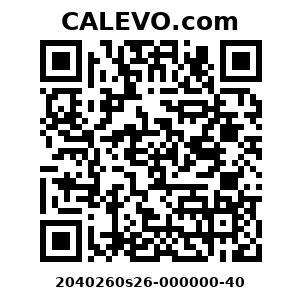 Calevo.com Preisschild 2040260s26-000000-40