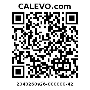Calevo.com Preisschild 2040260s26-000000-42