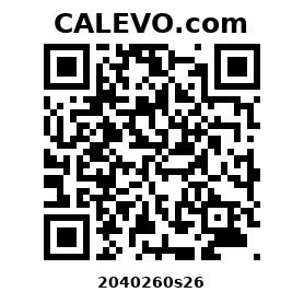 Calevo.com Preisschild 2040260s26