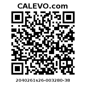 Calevo.com Preisschild 2040261s26-003280-38