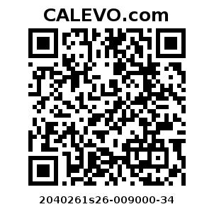Calevo.com Preisschild 2040261s26-009000-34