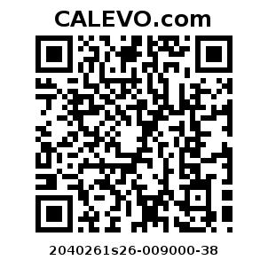 Calevo.com Preisschild 2040261s26-009000-38