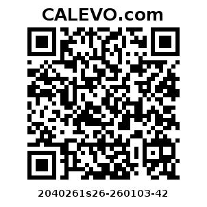 Calevo.com Preisschild 2040261s26-260103-42