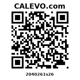 Calevo.com Preisschild 2040261s26