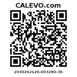 Calevo.com Preisschild 2040262s26-003280-36