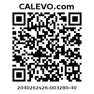 Calevo.com Preisschild 2040262s26-003280-40