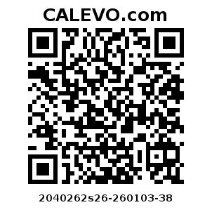 Calevo.com Preisschild 2040262s26-260103-38